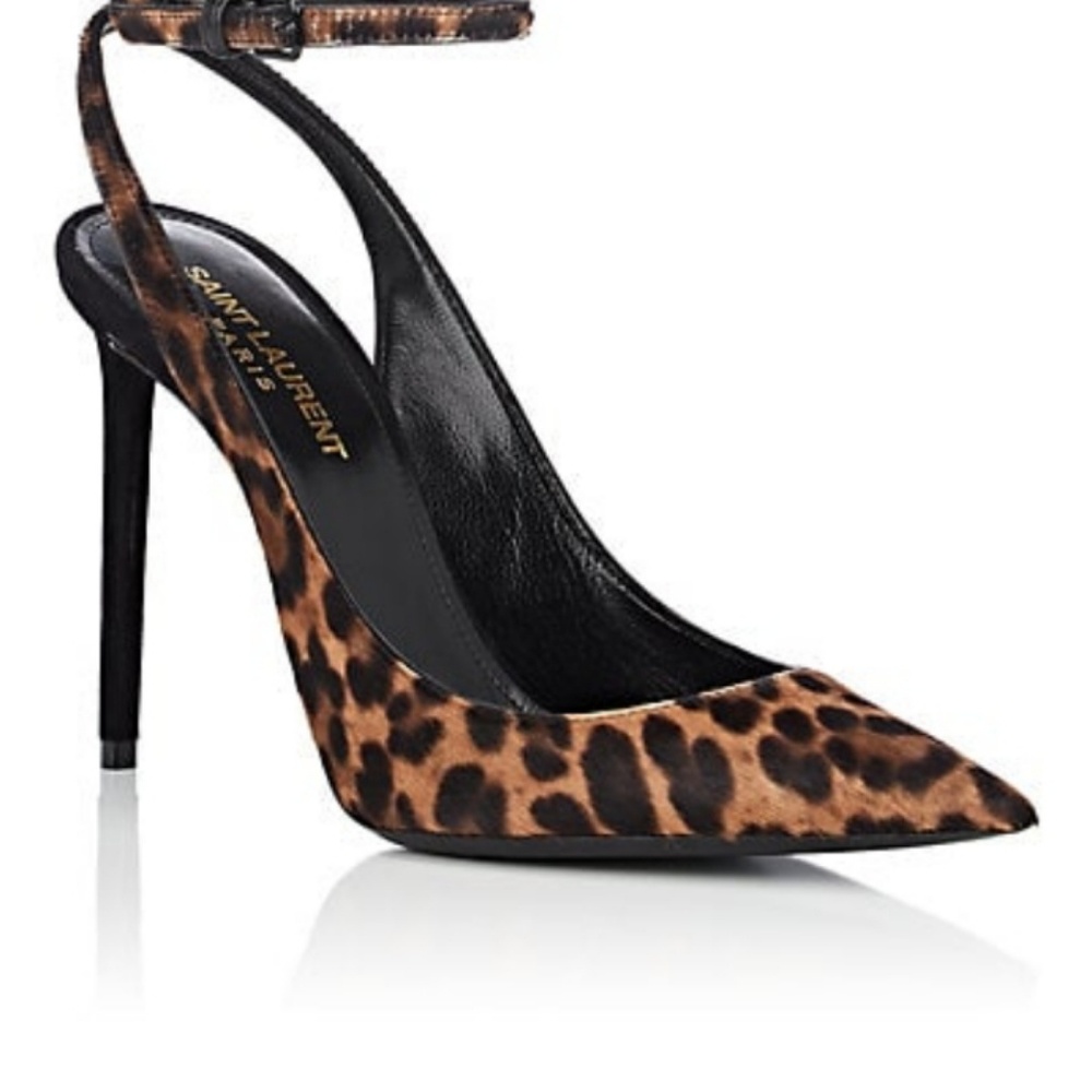 ❌SOLD❌Saint Laurent's Zoe ankle-strap pumps - Picture 6 of 7